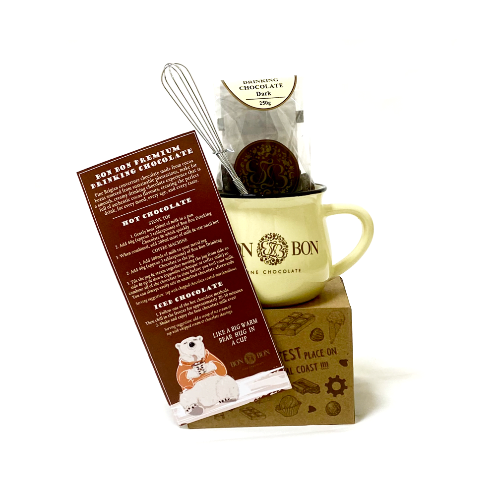 Bon Bon mug dark drinking chocolate