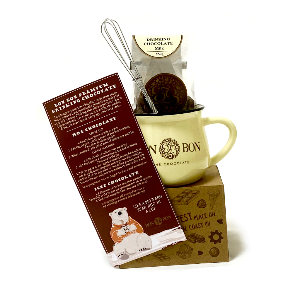 Bon Bon mug milk drinking chocolate