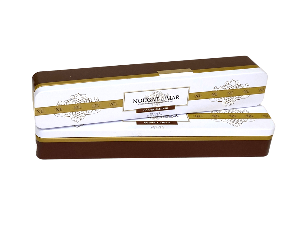 Coffee Almond nougat - tin