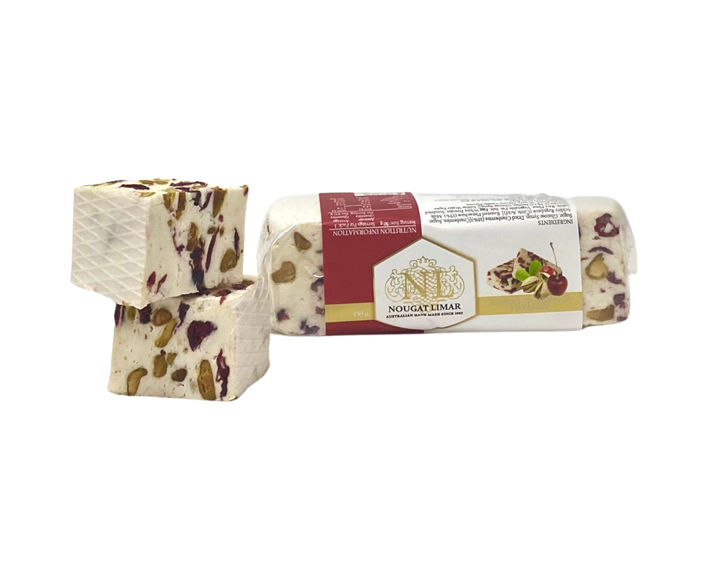 Cherry Cranberry Pistachio nougat
