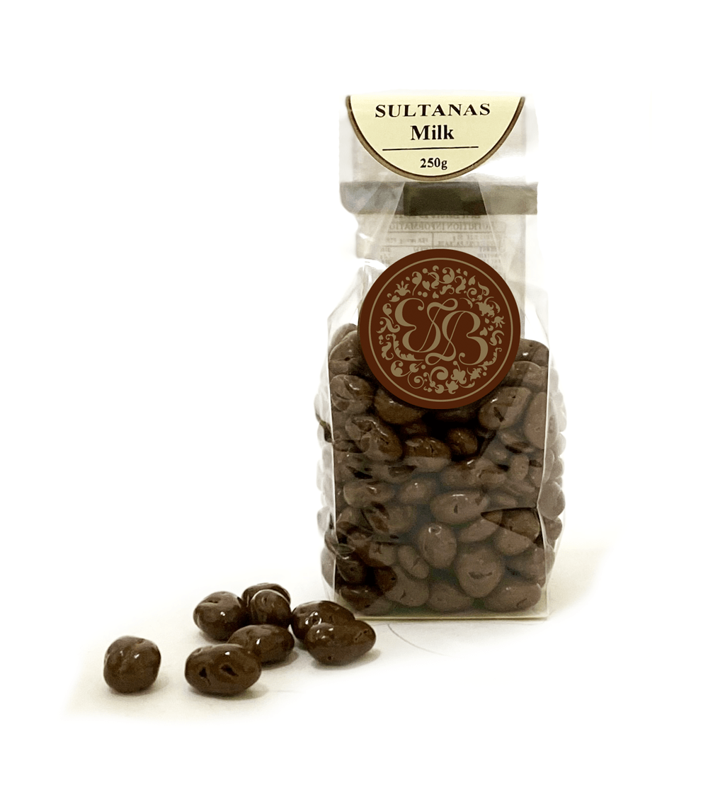 Chocolate raisins - grab bag