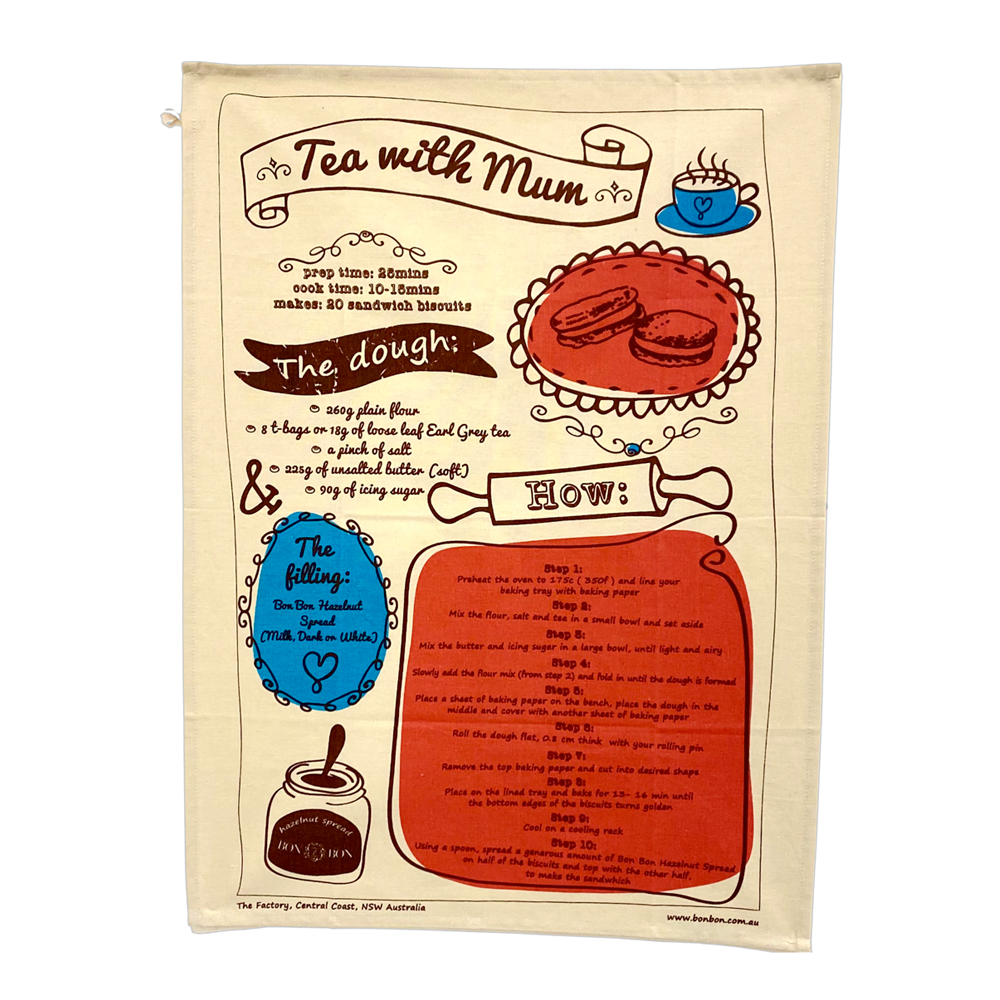The factory tea towel with recipe - Image 3