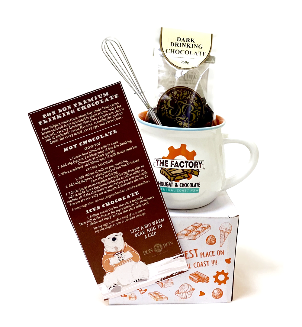 The Factory mug dark drinking chocolate