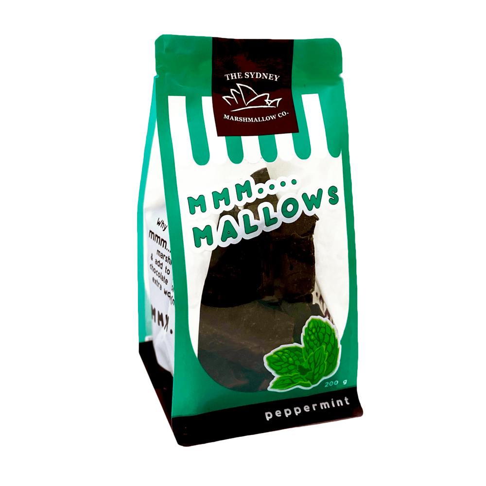 Chocolate mint marshmallows