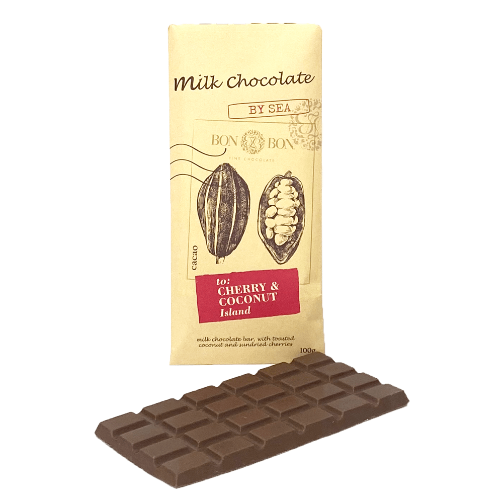 Cherry & coconut milk bar