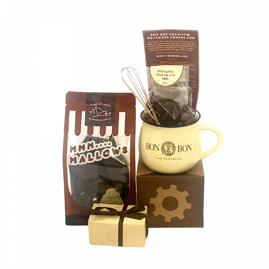 Hot Chocolate Hamper content